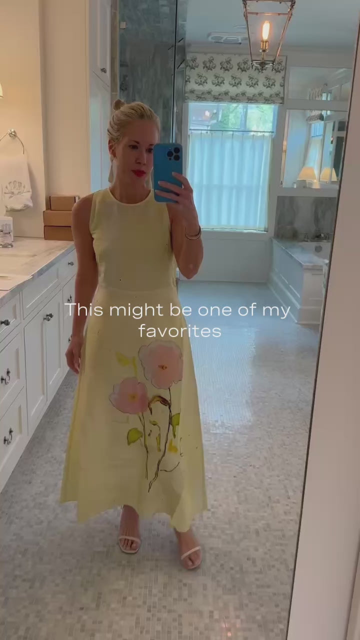 Hunter Bell in the Faith Dress in Quiet Bloom.